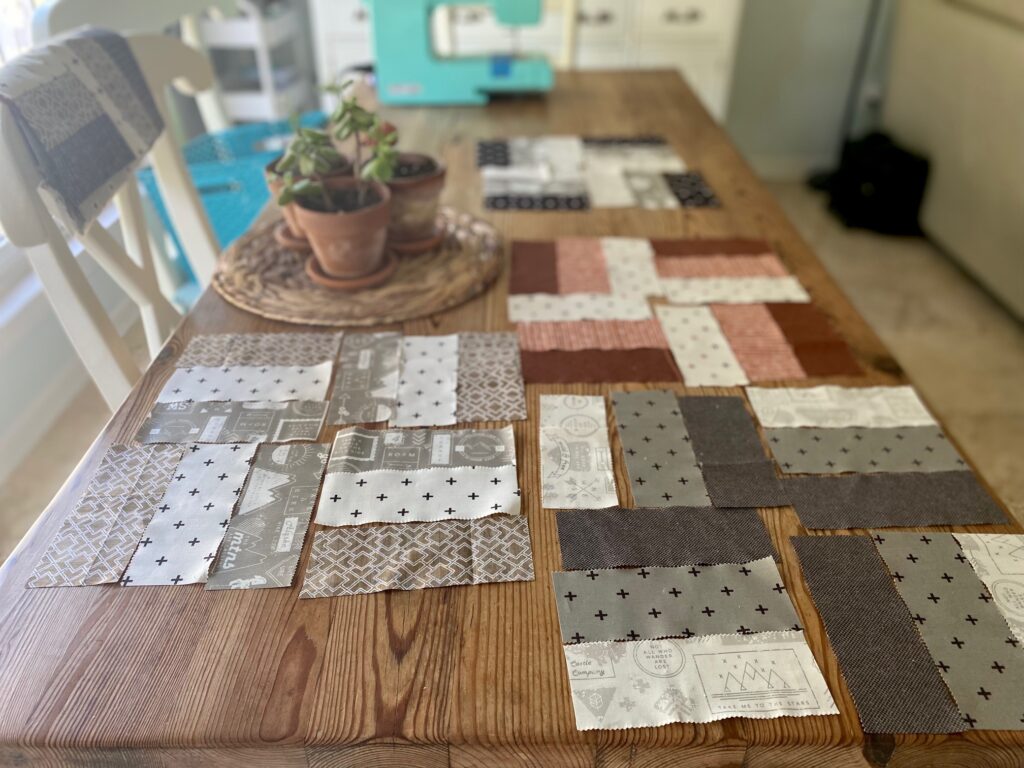 Moda Smoke & Rust fabric collection